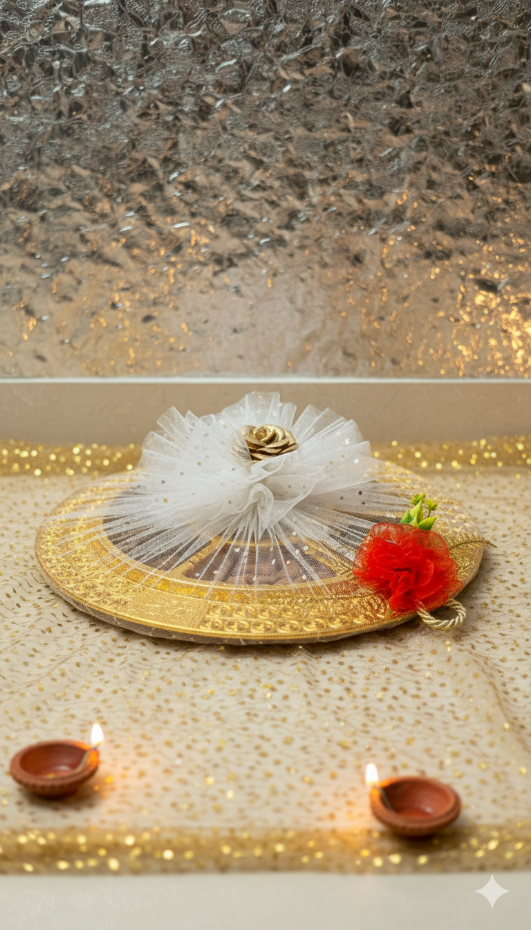 Diwali gift hamper with sweets, dry fruits and chocolates